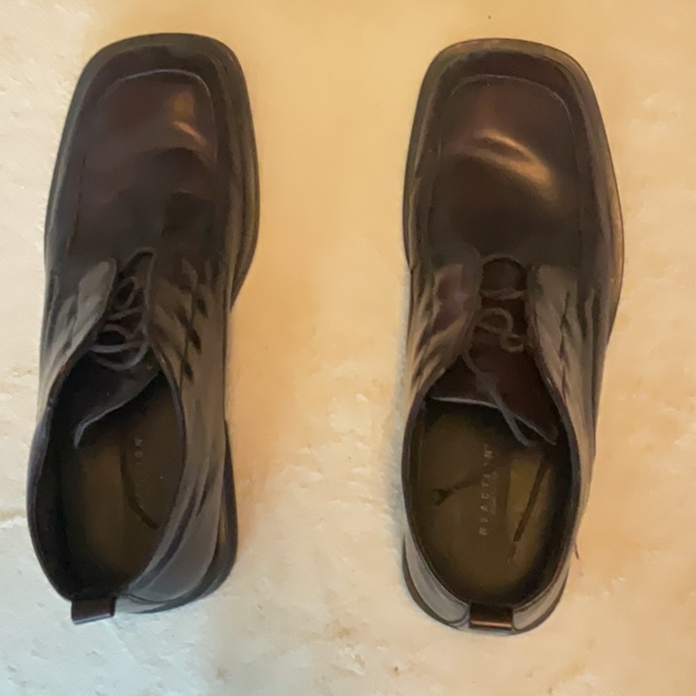 Men's Black Leather Dress Shoes